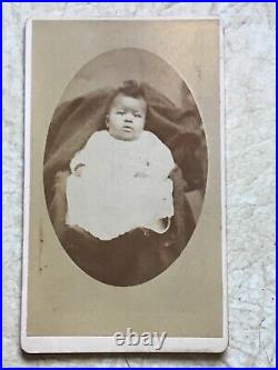 XXX RARE 1800'S AFRICAN AMERICAN PRETTY BABY Cabinet Card PHOTO