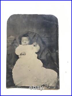 XXX RARE EARLY 1800's Tintype AFRICAN AMERICAN BABY Beautiful PHOTO Pittsburgh