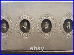 XXX RARE LATE 1800's FOUR PHOTOS AFRICAN AMERICAN MEN HANDSOME NAMED PHOTO