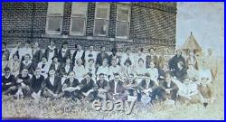 YARD LONG PhotoIntegrated Rural School Photograph with Hair Broadsides on verso