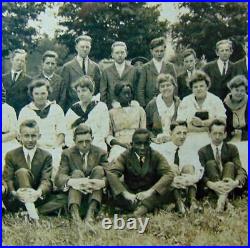 YARD LONG PhotoIntegrated Rural School Photograph with Hair Broadsides on verso