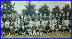 YARD LONG PhotoIntegrated Rural School Photograph with Hair Broadsides on verso