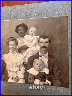 Young African American Nanny & ID'd Wright Family, Cochran, Georgia 1900s